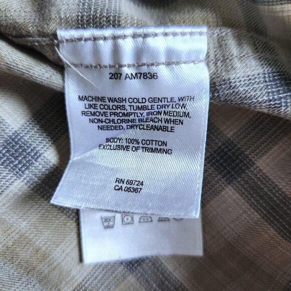 Columbia Sportswear Plaid Shirt Men's Medium Long Sleeve Button Down Cotton - Picture 7 of 11